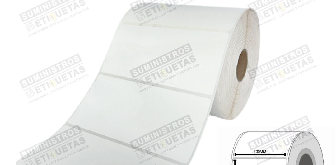 Rollo Etiqueta adhesiva 100X50 Transferencia Termica