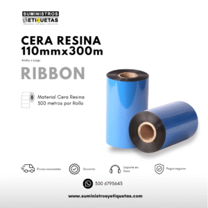 Cinta Ribbon Cera Resina 110X300
