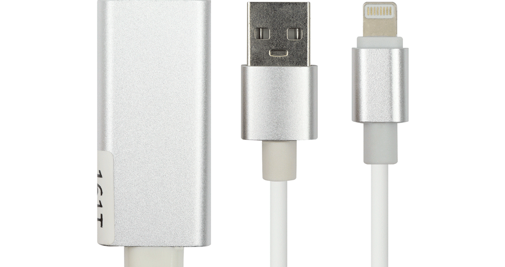 Cable OTG Lightning a HDMI – Resolución 4K UHD Full HD (1.8m)