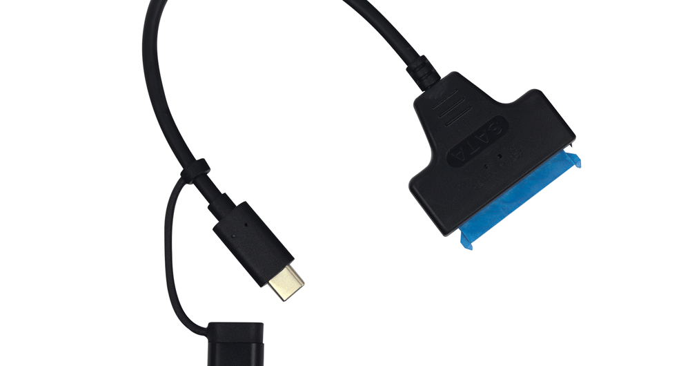 Cable USB y Tipo-C a SATA para Discos de 2.5"