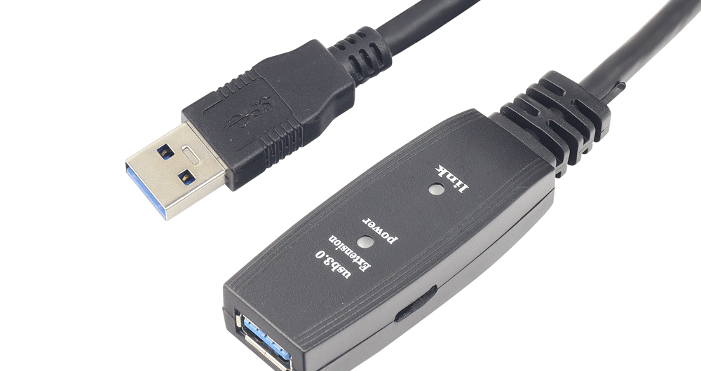 Extensión USB 2.0 Activa 10 Metros